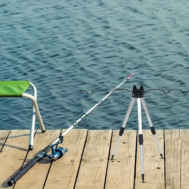 Fishing Rod Telescopic - Support télescopique en alliage d'aluminium pour