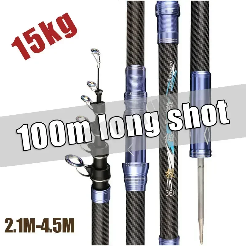 Fishing Rod Surf - Meilleure canne à pêche télescopique portable