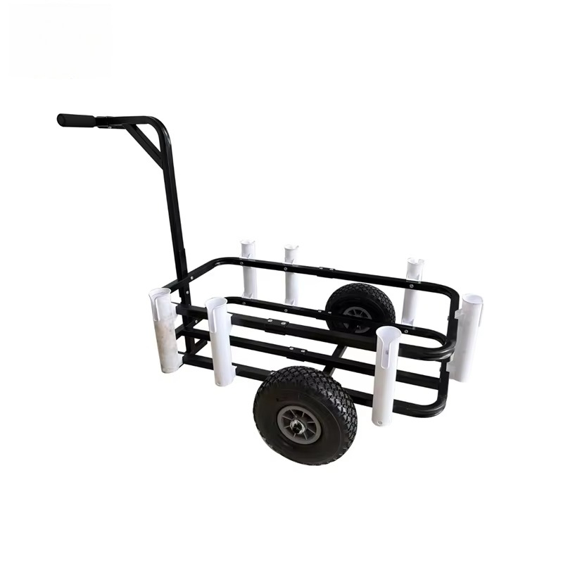 Fishing Rod Boat - Chariot pliable de plage et de