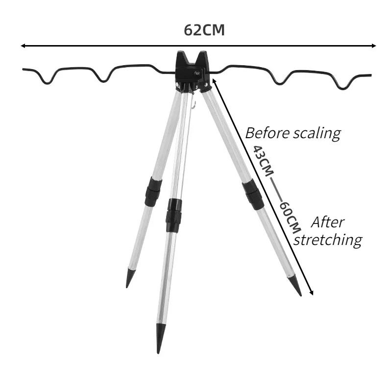 1 ENSEMBLE Support de canne à  - Fishing Rod Telescopic avis et prix