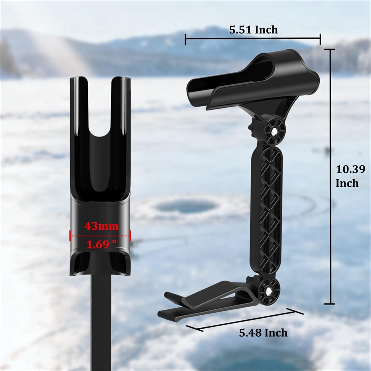 POPULAR - Lot de 2 supports de - Fishing Rod Ice avis et prix
