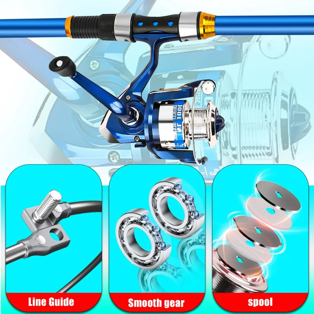 Ensemble de canne à pêche téle - Fishing Rod Combo avis et prix