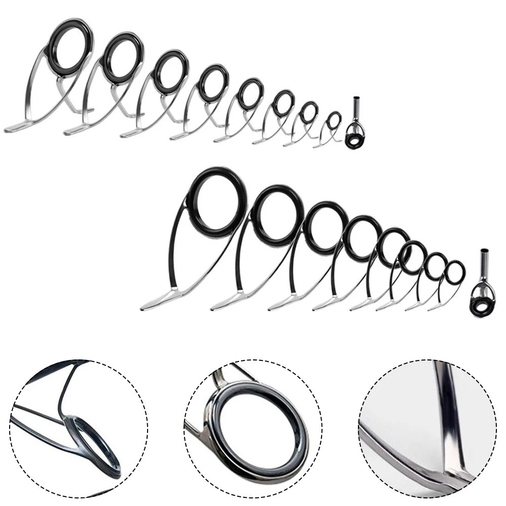 9 pièces canne à pêche anneau  - Fishing Rod Building Kit avis et prix