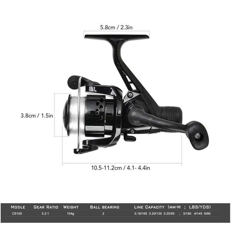 BRAVMAK 2.1/2.3 mTelescopique  - Fishing Rod Combo avis et prix