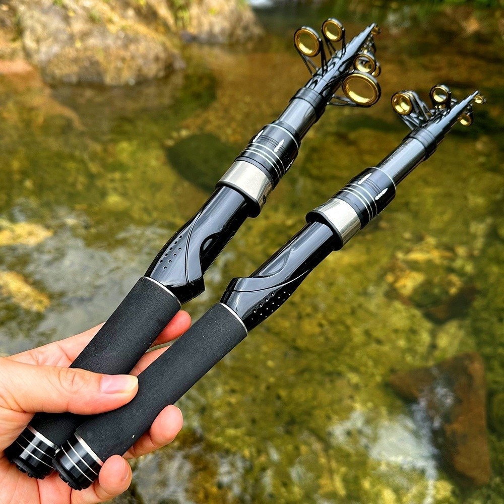 Canne à pêche rétractable en f - Fishing Rod Surf avis et prix